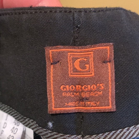 GIORGIO Straight-Leg Side-Zip Cotton Pants - Picture 11 of 14